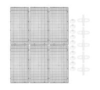 LYHYDMA Separador Acuario Panel de Aislamiento for Acuario, Bandeja de cría Mixta, Separador de plástico, Rejilla for incubación de Huevos, Juego de separadores for peceras