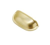 LYHYDMA Tiradores armarios El gabinete de cocina cepillado de los botones del cajón del oro tira la puerta del guardarropa de los muebles de las manijas de Colset del armario(6203 64mm)