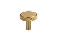 LYHYDMA Tiradores armarios Perillas moleteadas de latón macizo for gabinete, manija for armario, barra en T, bronce antiguo, dorado y negro, disponible en varios tamaños(CH087-BB-N35)