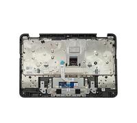 Lyinsen Repuesto para Dell Chromebook 3110 2 en 1 Laptop Upper Case Palmrest Keyboard Touchpad Part 11.6 pulgadas 0CKY67 Cubierta superior negra