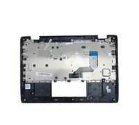 Lyinsen Repuesto para Lenovo Chromebook 100E 2ª generación 81MA Laptop Upper Case Palmrest no retroiluminado teclado parte 11.6 pulgadas 5CB0T79741 cubierta superior negro