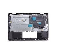 Lyinsen Repuesto para Lenovo Chromebook 300E Yoga Gen 4nd 82W2 82W3 Laptop Upper Case Palmrest Keyboard Part 11.6 pulgadas 5M11H62893 Cubierta superior negra (sin WFC)