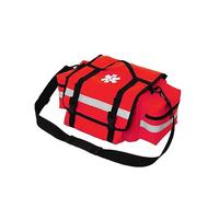 Lyirfan Bolsa de primeros auxilios profesional vacía para trauma médico, bolsa de primeros auxilios con múltiples compartimentos reflectantes, para emergencias médicas, rojo, Profesional