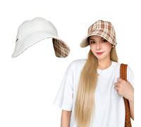 LYITZW 1 Pieza, Gorro para el Sol, Gorra de Doble Cara, Gorra de Visera Ancha, Versátil, Reductora de Rostro, para Mujer, Primavera Verano, Sombrero de Pescador para Protección Solar