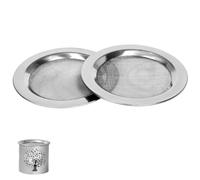 Lyivisk 2 coladores de acero inoxidable para quemadores de incienso y quemadores de humo resistentes al calor, diámetro de 10 cm, ideal para ahumadores y quemadores de aceite