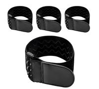 Lyivisk - 4 correas de almacenamiento para bicicleta con pinzas para pantalones de 30 x 5 cm