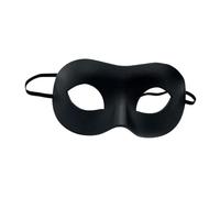 Lyivisk Máscara veneciana negra para hombre, máscara de baile de máscara, de tela cómoda, para carnaval, Halloween y fiestas temáticas, disfraz facial clásico en estilo vintage