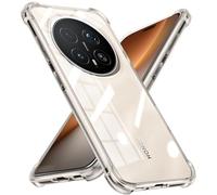 LYJERRY 1Pcs Airbag Funda Compatible con Honor Magic8 Pro Funda Capa Antigolpes Carcasa Silicona Clear