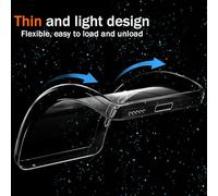 LYJERRY 1Pcs Airbag Funda Compatible con Motorola Moto G67 Power Funda Capa Antigolpes Carcasa Silicona Clear