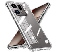 LYJERRY 1Pcs Airbag Funda Compatible con OPPO Find X9 Pro Funda Capa Antigolpes Carcasa Silicona Clear