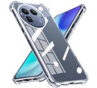 LYJERRY 1Pcs Airbag Funda Compatible con Realme GT 8 Pro Funda Capa Antigolpes Carcasa Silicona Clear