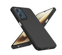 LYJERRY 1Pcs Funda Compatible con Motorola G06 Funda Capa Antigolpes Carcasa Silicona Black