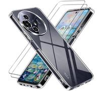 LYJERRY 2Pcs Cristal Templado con Funda Antigolpes Compatible con TCL 50 Pro NxtPaper/TCL 50 NxtPaper 5G Protectora Capa Fundas Carcasa Silicona Funda de Móvil Cristal Clear