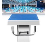 LYJIANGXIN Bloque Salida Natación 20 in x 20 in, Trampolín Antideslizante Acero INOX 304, Plataforma Salto Inclinada 15°, Bloque Un Paso para Competición