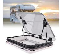 LYJIANGXIN Claraboya para Caravana Autocaravana con LED, Recorte 500/700/800 x500 mm, Doble Capa de Acrílico Hueco con Mosquitera y Toldillo Parasol, para Furgoneta Camper Vehículo Recreativo