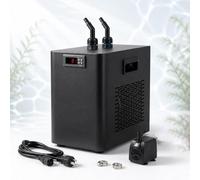 LYJIANGXIN Enfriador de Agua para Pecera 160L/300L/500L, Refrigeración por Compresor con Evaporador de Titanio Puro para Peces, Ajolotes, Corales, Gambas y Medusas