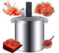LYJIANGXIN Mezcladora AutomáTica De Alimentos, MáQuina De Salteado Y Mezcla De Salsas, Mezcladora EléCtrica para Uso Comercial, Olla Mezcladora De Condimentos De Fondo para Sopa Y Salsa