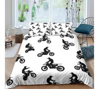 LYJSMDAAA Black Silhouette Funda Edredon de poliéster 3 Piezas Diseño 3D con Cremallera Black Silhouette Funda de Edredón Incluye Funda de Almohada Transpirable Suave for Adolescentes King（220x240cm）