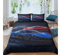 LYJSMDAAA Performance_Cars_Style Funda de Edredón Microfibra Suave Tres Piezas Estampado 3D Performance_Cars_Style Funda Edredon con Fundas de Almohada Transpirable Suave for Familia King（220x240cm）
