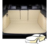 LYJXD Cobertura Completa Coche Alfombrillas Maletero para Nissan X-Trail III (T33) 2022 2023 2024 2025 5-Seat, Impermeable Cuero Funda Maletero Protector Accesorios,Beige