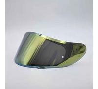 LYJXD Lente de Visera Casco de Motocicleta para MT V12 Thunder 3 3SV Stinger, UV Antivaho Visera de Lente Casco Accesorios Cascos de Moto,Normal-Cgold