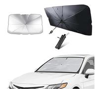 LYJXD Parasol Parabrisas de Coche para Porsche Taycan 2019 2020 2021 2022 2023 2024 2025, Anti UV Rayos Térmico Cubierta Parabrisas Protector de Paraguas Protección