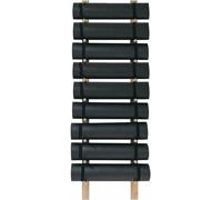 LYJYUJIE Organizador de Gimnasio Soporte de Pared for Esterilla de Yoga, de 2 a 9 Niveles, de Madera, for Rodillos de Espuma y esterillas de Yoga para Estudio de Yoga en casa~/