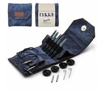 LYKKE Indigo 8.9cm Intercambiables Aguja Set de Inicio, Azul