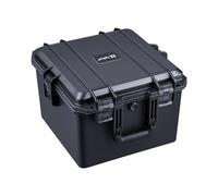 Lykus HC-3630 Maletín/Maleta/Estuche/Case rígida Impermeable con Espuma Personalizable, Tamaño Interior 35,5x35,5x27 cm, Adecuado para electrónica y más