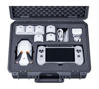 Lykus Titan AM110 Maletín/Maleta/Estuche/Case Impermeable para Potensic Atom 2 y PTD 1 RC,Admite 7 baterías[Solo MALETÍN]