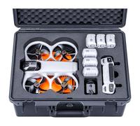 Lykus Titan AT300 - Funda rígida impermeable para DJI Avata 360, RC2/RC-N3, se adapta hasta 7 baterías y accesorios en Fly More Combo [Solo funda]