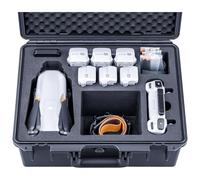 Lykus Titan MA320 Maletín/Maleta/Estuche/Case Impermeable para dji Air 3S/Air 3, dji RC2/RC-N3,Espacio Grande y Flexible,Compatible con 7 baterías [Solo MALETÍN]