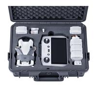 Lykus Titan MM410 Maletín/Maleta/Estuche/Case Impermeable para dji Mini 4 Pro/Mini 3/Pro y dji RC2/RC/RC-N2/N1, Compatible con Correa RC y hasta 7 baterías [Solo MALETÍN]