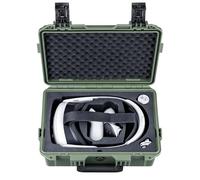 Lykus Titan OQ200 Maletín Estuche Case (Verde) para Quest 3S/Quest 3/Quest 2, Adapta a la Correa Elite, Mejor protección [Solo Estuche]