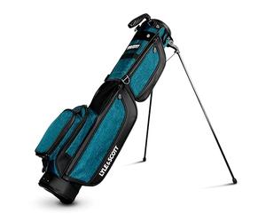 Lyle and Scott Gleneagle - Bolsa de Golf Ligera para Hombre con Divisor de 3 vías de Longitud Completa, Bolsillo frío Aislado, asa Duradera, Soporte retráctil, Correa Acolchada, Bolsa de Soporte de
