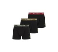 Lyle & Scott Barclay 3 Pack Underwear Black Multi Waistbands Talla: S | Bóxeres Outlet | Hombre | Negro