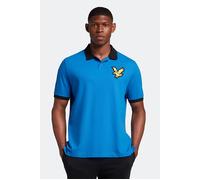 Lyle & Scott Block Marl Polo Shirt W815 Bright Blue Marl/jet Black Talla: S | Outlet | Hombre | Azul