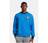 Lyle & Scott Block Marl Sweatshirt Bright Blue Marl/jet Black Talla: XS | Outlet | Hombre | Azul