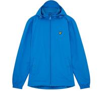 Lyle & Scott Branded Bright Blue Hooded Short Lightweight Jacket