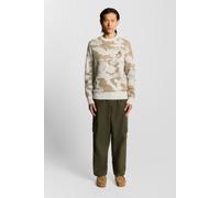 Lyle & Scott Brushed Camouflage Crew Neck Jumper Grey Taupe Talla: XL | Jerséis Outlet | Hombre | Negro
