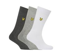 Lyle & Scott Calcetines Lisos para Hombre Pack de 3 (GT5966)