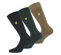 Lyle & Scott Calcetines Medios Logotipos Bordados para Adultos Unisex (GT4005)