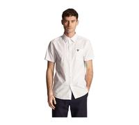 Lyle & Scott - Camisa de Manga Corta Lisa de Popelina - Shirts - Hombre - Blanco - S -