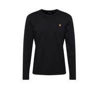 Lyle & Scott Hombre Camiseta Lisa De Manga Larga, Jet Black, XL