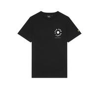 Lyle & Scott Camiseta de fútbol para hombre, Negro azabache, X-Large