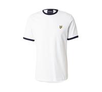 Lyle & Scott Camiseta 'Ringer' azul noche / amarillo / blanco XS EUR