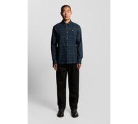 Lyle & Scott Checked Flannel Shirt Dark Navy/tree Green Talla: M | Camisas de Trabajo Outlet | Hombre | Verde