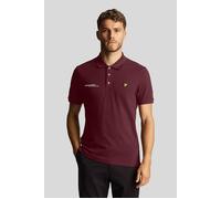 Lyle & Scott Co-ordinate Print Plain Polo Shirt Burgundy Talla: XL | Polos Outlet | Hombre | Marrón