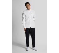 Lyle & Scott Cotton Linen Button Down Shirt White Talla: XL | Camisas de Trabajo Outlet | Hombre | Blanco
