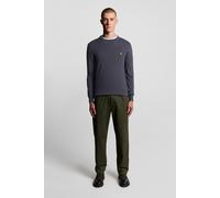 Lyle & Scott Cotton Merino Crew Neck Jumper Graystone Talla: S | Jerséis Outlet | Hombre | Gris